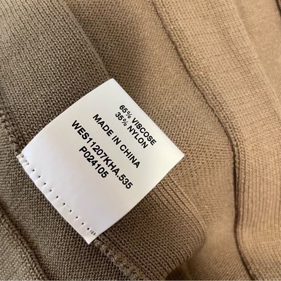 DISSH Ada Khaki Long Sleeve Midi Dress MED NWT - Picture 8 of 8